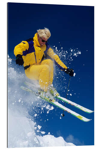 Gallery Print Skifahrer im Alta Ski Resort, Wasatch Mountains, Utah