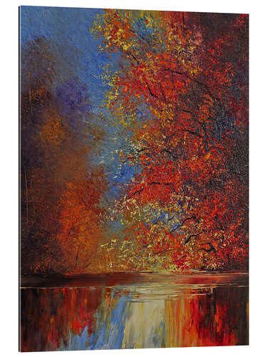 Galleriprint Autumn Glow by the River