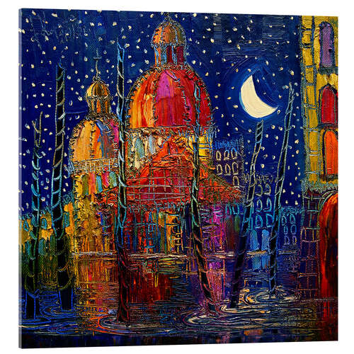 Acrylglasbild Venezianische Nächte