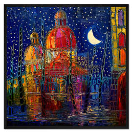 Gerahmter Kunstdruck Venezianische Nächte