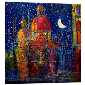 Foam board print Venetian Nights