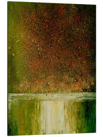 Magnettafel Herbststimmung am Fluss