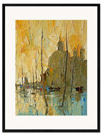 Framed art print Golden Venice