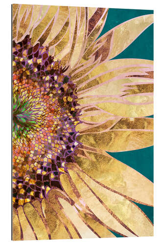 Gallery print Golden sunflower, detail