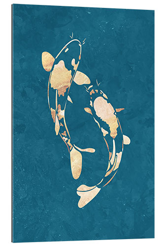 Gallery print Blue-Golden Koi Carp II