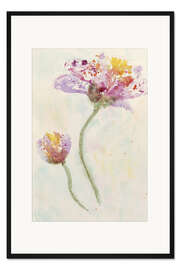 Gerahmter Kunstdruck Mit diesen farbenfrohen Tulpen beginnt der Frühling