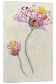 Magnettafel Mit diesen farbenfrohen Tulpen beginnt der Frühling