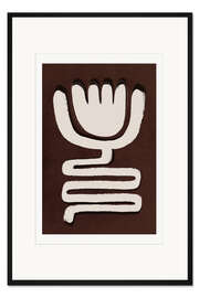 Gerahmter Kunstdruck Blume des Lebens