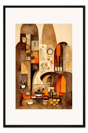 Gerahmter Kunstdruck La Cuisine