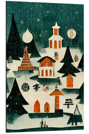 Aluminium print Little Winter Wonderland