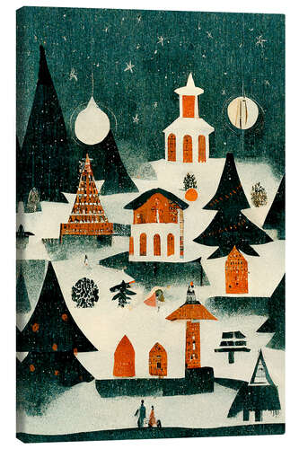 Quadro em tela Little Winter Wonderland