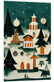 Foam board print Little Winter Wonderland