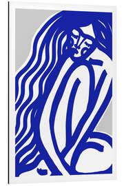 Magnettafel Die Stille in Blau