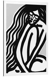 Magnettafel Die Stille in schwarz