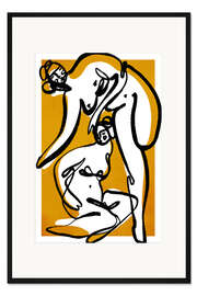 Gerahmter Kunstdruck Die Tänzerinnen