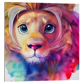 Gallery print Rainbow Lion