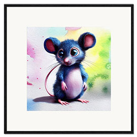 Stampa artistica con cornice Dreamy Mouse