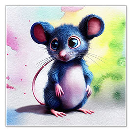 Póster Dreamy Mouse