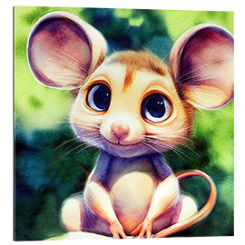 Quadro em plexi-alumínio Mouse in the Forest