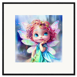 Plakat artystyczny premium w ramie Fairy Child