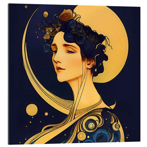 Tableau en plexi-alu Dream of the Moon Goddess