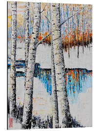 Magnettafel Gefrorener See