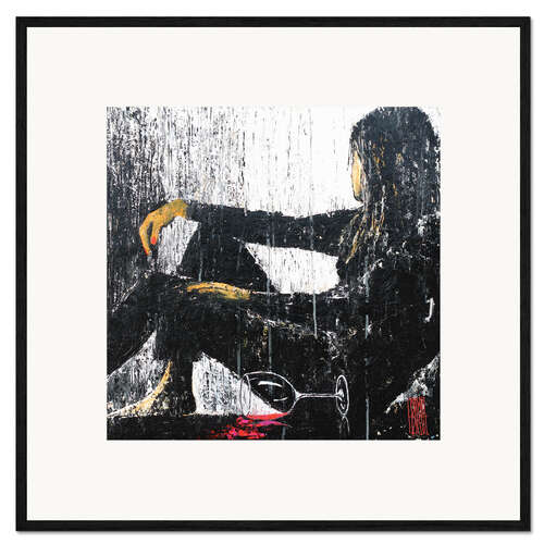 Impression artistique encadrée Red Wine Scene