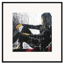 Framed art print Red Wine Scene