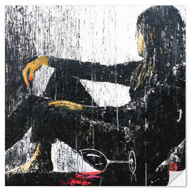 Vinilo para la pared Red Wine Scene