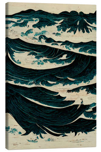 Canvas print Wild Sea