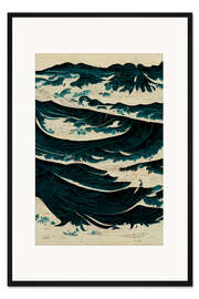 Gerahmter Kunstdruck Wilde See