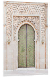 Foam board print The Green Moroccan Door