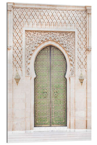 Tableau en plexi-alu The Green Moroccan Door