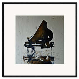 Ingelijste kunstdruk Variations on a Theme Music