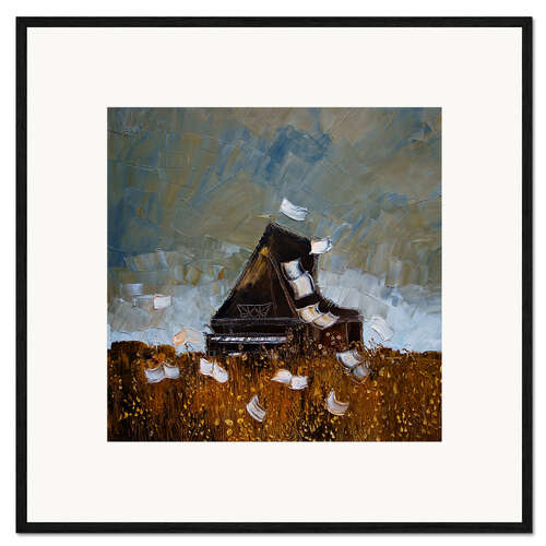 Ingelijste kunstdruk The Prelude Op. 28, No. 4 in E - Minor - Frédéric Chopin