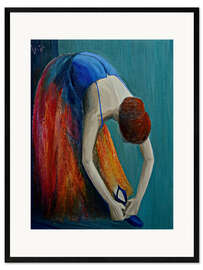Gerahmter Kunstdruck Ballerina