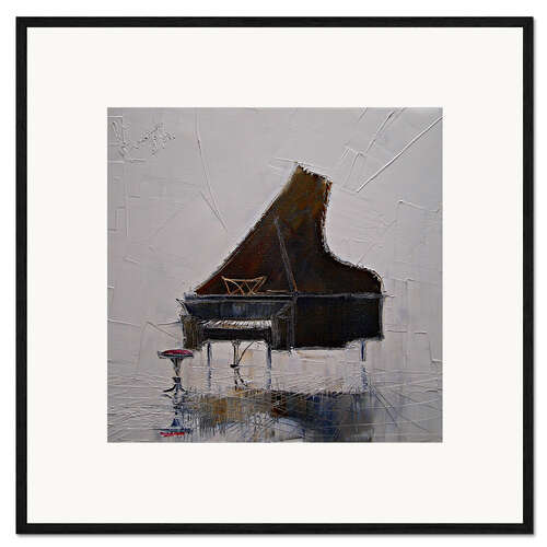 Ingelijste kunstdruk The Piano