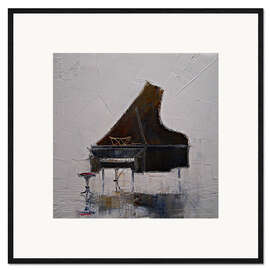 Impresión de arte enmarcada The Piano
