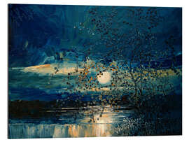 Magnettafel Vollmond über den Ufern