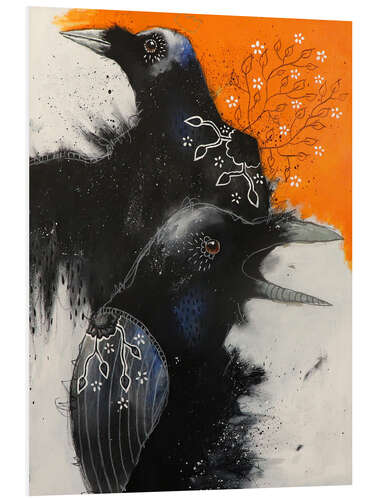 Tableau en PVC Two crows - keepers of the stories