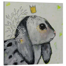 Magnettafel Hase mit Krönchen