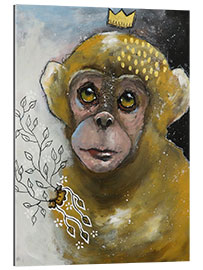 Gallery print Little monkey with a crown