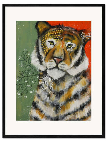 Framed art print No tame tiger