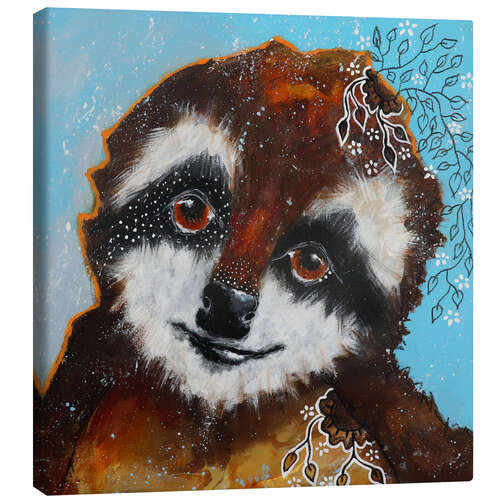 Canvas-taulu Friendly sloth