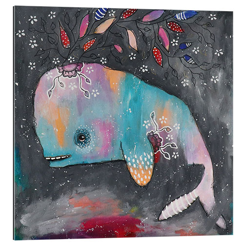 Gallery print Rainbow Whale