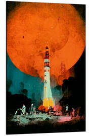 Magnettafel Nach der Landung