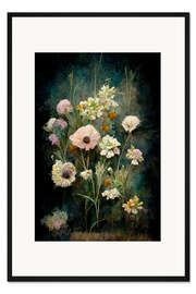 Gerahmter Kunstdruck Feldblumen