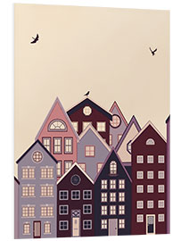 Stampa su PVC Pretty Little Houses