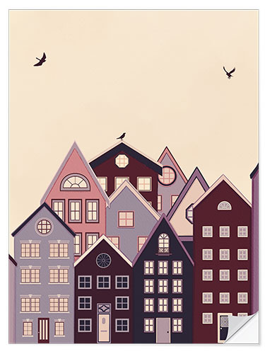 Wall sticker Pretty Little Houses