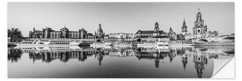 Autocolante decorativo Panorama Skyline Dresden